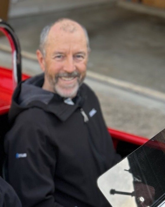Roark Pollock in the driver's seat of his ERA 427 S/C